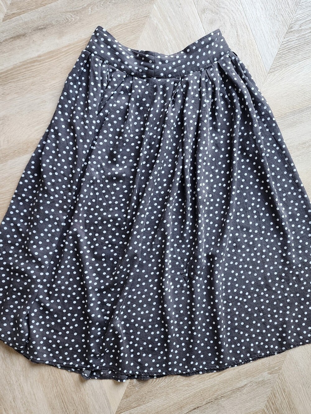 Adorable Cotton + Candy Polka Dot Dress - Grey & White
